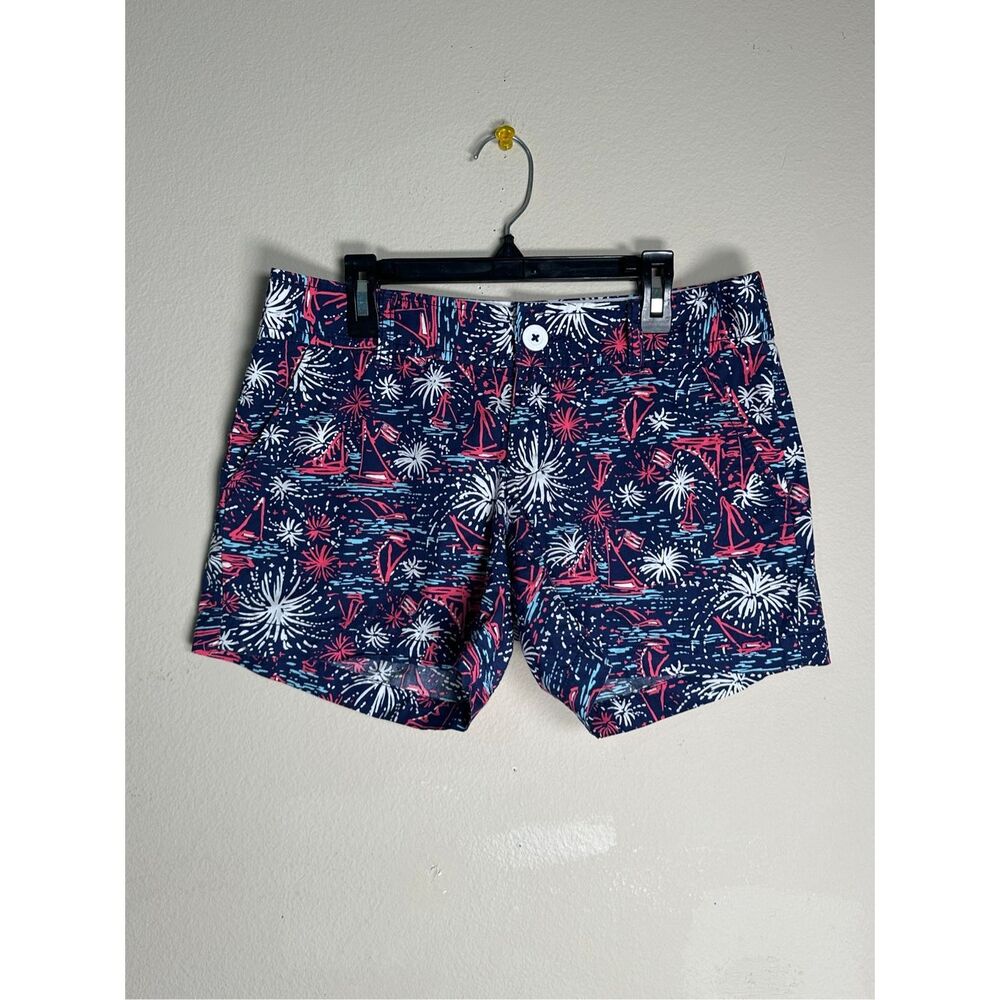 Lilly Pulitzer Sparks Fly Glow in the Dark The Callahan Short sz 2